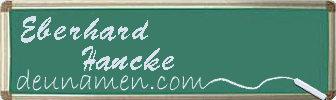 Eberhard Hancke Visitenkarte